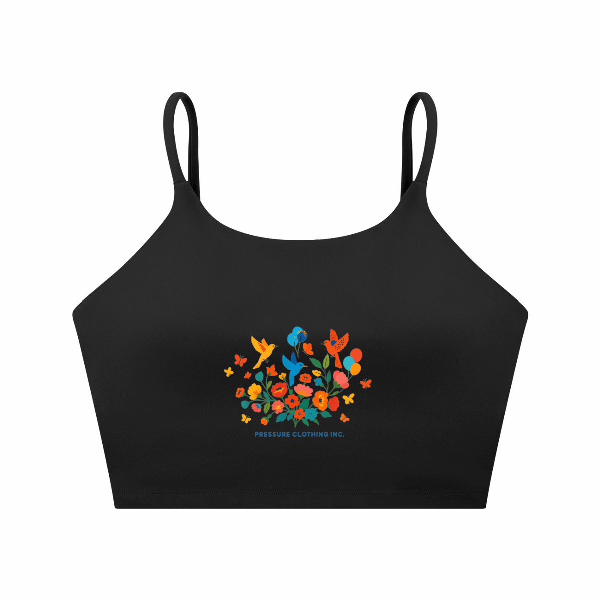 Spaghetti Strap Yoga Sports Bra