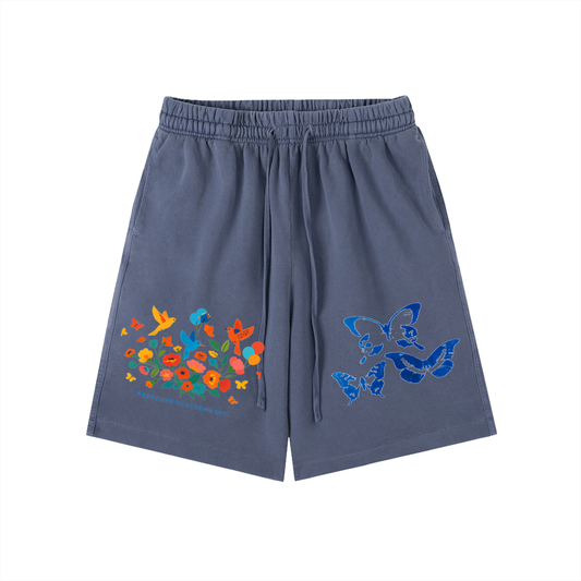 Vintage Wash Cotton Shorts