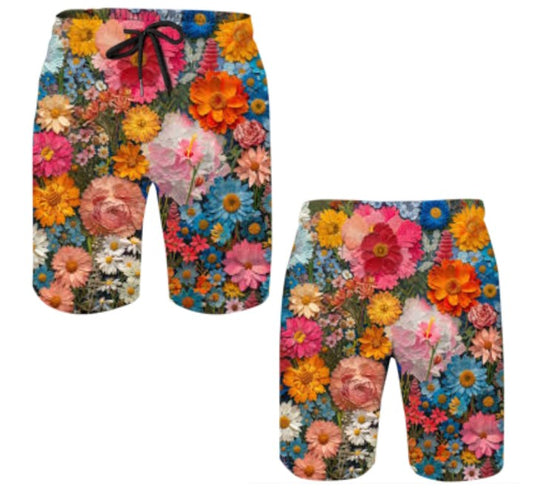 "BLOOM" STR8 PRESSURE SHORTS