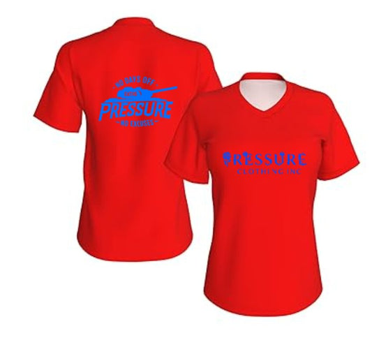 WMNS TANK BLUE ON RED